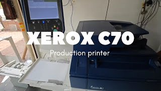 Xerox C7060  Production High quality printer  Print Quality testing trending [upl. by Sauls]