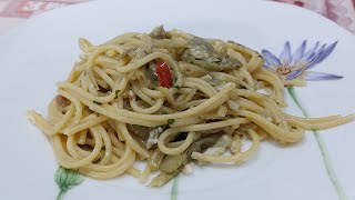 SPAGHETTI CON I CARCIOFI  COOKEO  PRESSURE COOKER  Ricetta FACILE e VELOCE [upl. by Vasiliki]