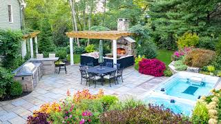 200 Patio Design Ideas 2024  Backyard Garden Design  Backyard Garden Wooden Fence [upl. by Elwina259]