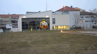 Landung EC 135 Christoph 18 DHXAD [upl. by Suivatna382]