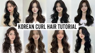 KOREAN CURL HAIR TUTORIAL  Basic Straightener Technique to unlock the Secret of Kpop amp Kdrama stars [upl. by Ayaros]