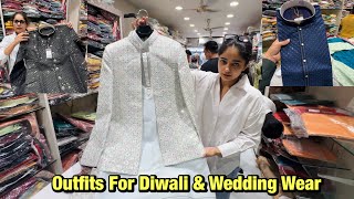 Diwali Outfits amp Wedding Wear in Budget  Men’s Kurta pyjama  Kurta Jackets amp Complete Ethnic Wear [upl. by Enyallij]