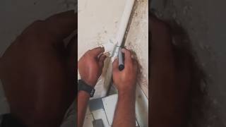 How to connect water pipe Tee  joint T pvc pipe using tips💯 diy shorts plumberwork ytshorts [upl. by Arlina]