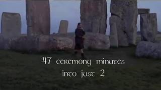 Handfasting ceremony at Stonehenge [upl. by Slaohcin]