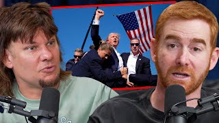 Theo and Andrew Santino React to the Shooting of Donald Trump [upl. by Nidla]