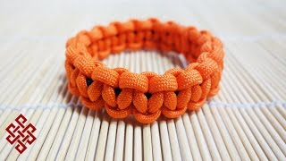 How to Make an Elastic Solomon Knot Paracord Bracelet Tutorial [upl. by Wagner329]