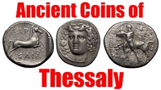 Guide to Ancient Greek Coins of THESSALY Central GREECE Collection for Sale on eBay trustedcoins [upl. by Nilesoj]