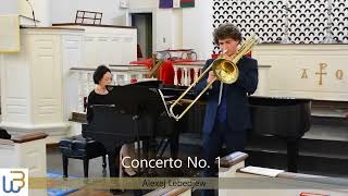 Jakob Ostheimer bass trombone  Senior Recital 2024  Wolff Pack Studio [upl. by Acimehs]