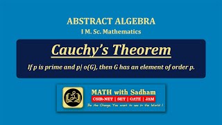 Cauchys Theorem  Proof Tamil  Abstract Algebra [upl. by Behlke]