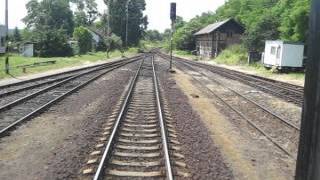 Bahnfahrt Domazlice  Plzen Taus  Pilsen Hecksicht aus dem Alex [upl. by Tullusus]