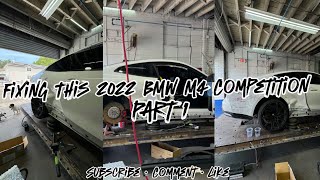 Crashed BMW M4 Competition Gets Fixed Vlog Pt 2 🏎️🔥🇩🇪 [upl. by Julee530]