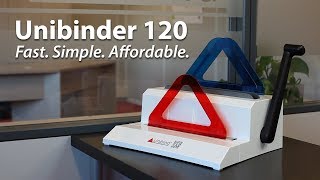 Unibinder 120 Thermal Binding Machine  Affordable Simple Fast Hard  Soft Cover Binding [upl. by Shiau]