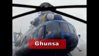 Helicopter Crash Animation Ghunsa Taplejung Nepal [upl. by Nettle]