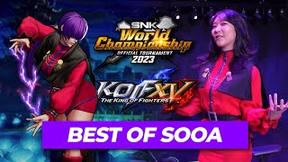 Best of Sooa  SNK World Championship 2023  KOF XV Highlights [upl. by Callista]