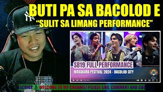 BUTI PA DITO OK  SB19 Full Performance at Masskara Festival 2024 in Bacolod City  REACTION VIDEO [upl. by Cohin]