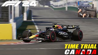 F1 24  Red Bull RB20 타임 트라이얼 캐나다 서  TGT Wheel [upl. by Yerfdog153]