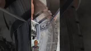 An unbelievable tire side wall repair process [upl. by Ahsiekan]