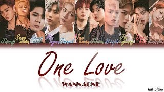 Wanna One – One Love 묻고싶다 HanRomIndo Color Coded Lyrics Sub Indo [upl. by Refotsirk]