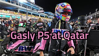 Exclusive post race with Pierre Gasly after his quotMEGAquot race at the F1 Qatar GP [upl. by Llertniuq]