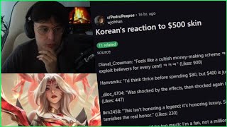 KR Reactions To Fakers 500 Ahri Skin ShowMakers TF Build amp Wholesome Rookie  Reddit Recap [upl. by Blockus]