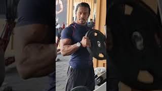 Plate hammer curls fitness armsday workout [upl. by Maudie]