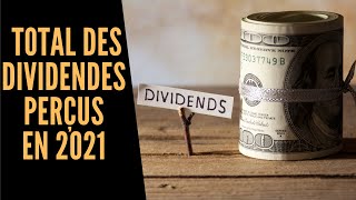 Je vous dévoile mes dividendes reçus depuis Janvier 2021 [upl. by Dnomaj568]