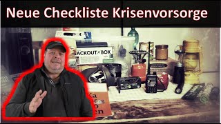 Blackoutvorsorge  Krisenvorsorge für Anfänger Checkliste für Blackout [upl. by Yale139]