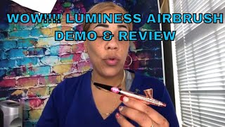 WOW LUMINESS AIRBRUSH DEMO amp REVIEW [upl. by Hamann]