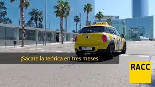 ¡Sácate la teórica en 3 meses  RACC Autoescuela [upl. by Adnamahs]