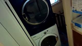 How To Move A Stacked Washer and Dryer by Youself [upl. by Artinek]