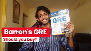 Should you buy Barrons GRE textbook  Textbook Review Pros amp Cons Who should buy it [upl. by Marten717]