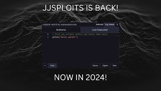 JJSPLOITS BACK IN 2024 FREE PC EXECUTOR ft dodo cheats [upl. by Gilletta]