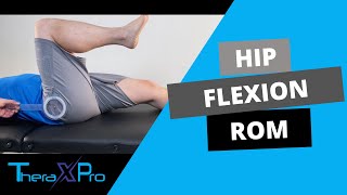 Goniometry  Hip Flexion Range of Motion [upl. by Folger200]