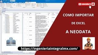 Como importar de Excel a Neodata [upl. by Eimmij]