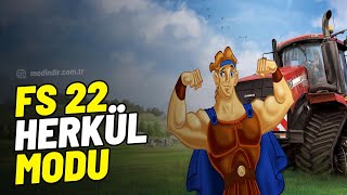 FARMİNG SİMULATOR 2022 HERKÜL MODU NASIL YÜKLENİR  FS 22 AĞIR EŞYALARI KALDIRMA MODU [upl. by Kimmi29]