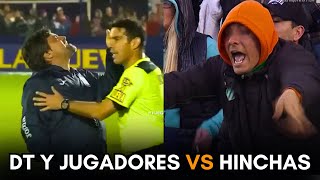 HINCHAS vs JUGADORES Y DT en el FUTBOL ARGENTINO [upl. by Belak]