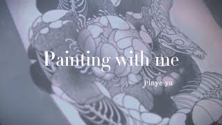 【ASMR】Satisfying linesprocreate paintingtattoo [upl. by Careaga]