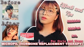 MICROPIL EFFECTS  TIPS  USAPANG HRT M to F  Ann Drea [upl. by Nnaarual]