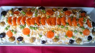 ENSALADILLA RUSA  Recetas de Cocina [upl. by Ahsaret]