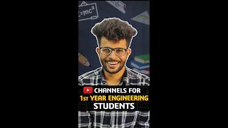 Best Youtube Channel for First Year Engineering 🔥🔥 [upl. by Eleumas]