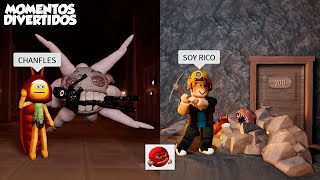 DOORS 2 MOMENTOS DIVERTIDOS THE MINES ROBLOX [upl. by Anairol195]