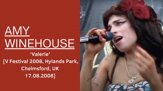 Amy Winehouse  Valerie V Festival 2008 Hylands Park Chelmsford UK 17082008 [upl. by Akere888]