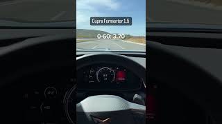 Cupra Formentor 15 TSI 0100 kmh Launch Control [upl. by Rolf]