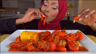 ASMR CRAWFISH BOIL  الآكل البحري  اصوات الاكل [upl. by Sito]