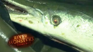 Catching A 123lbs Alligator Gar  ALLIGATOR GAR  River Monsters [upl. by Lu]