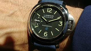 Officine Panerai Luminor Marina Logo 3 Days Acciaio PAM00777 [upl. by Oringas827]