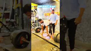 220KG🤯 DEADLIFT😎 19 yearsshorts subscribe [upl. by Burrus]