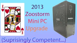 Upgrading a Mini PC  Zoostorm 7200 Ivy Bridge Celeron [upl. by Nnaillij]