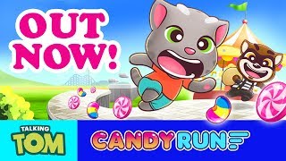 🍭 Talking Tom Candy Run 🍭 DOWNLOAD NOW and Save the Candy [upl. by Tebazile]