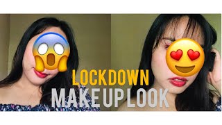 LOCKDOWN MAKE UP LOOK [upl. by Nerra]